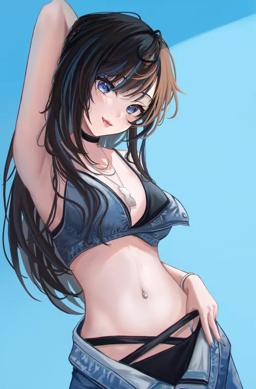 Denim Midriff [Artist's Original] by CheetahSperm18