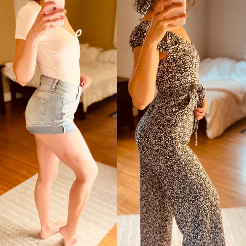 Denim or jumper for a casual lunch? by Spider-Slut