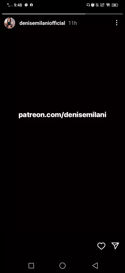 Denise IG story. She has Patreon acc?👌 by shikito36