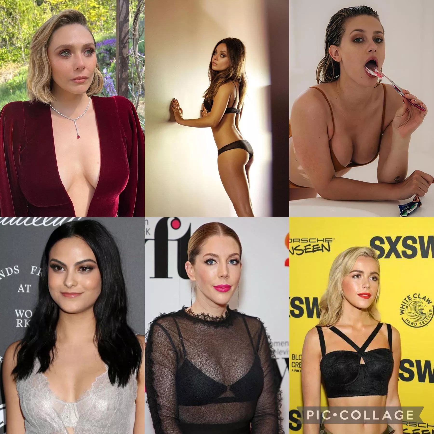 Desperate for a goddess! Chat, RP, sext about Liz Olsen , Mila Kunis, Lili Reinhart, Camila Mendes, Katherine Ryan, or Kiernan Shipka! posted by GGMU_Pogba