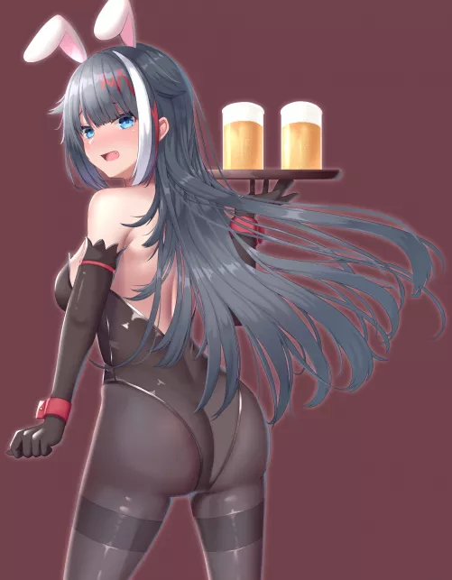 Deutschland Bunny Girl Waitress (Mashiro03) [Azur Lane] by sequence_string