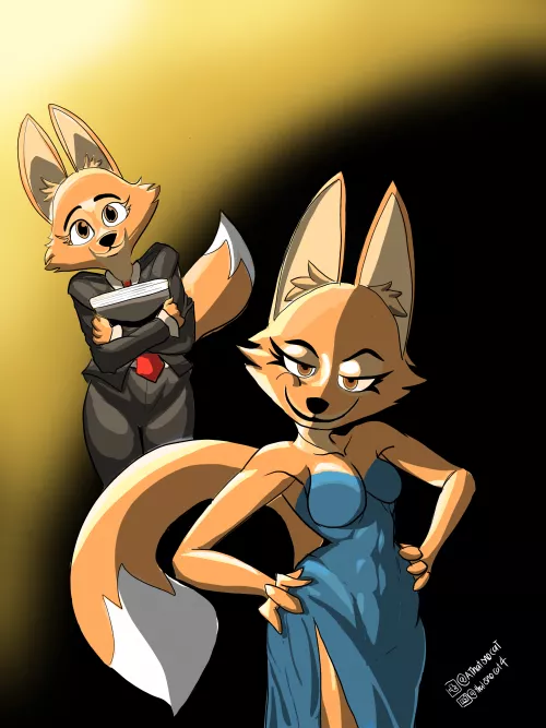 Diane Foxington from The Bad Guys (AThatonecat) by TimesX