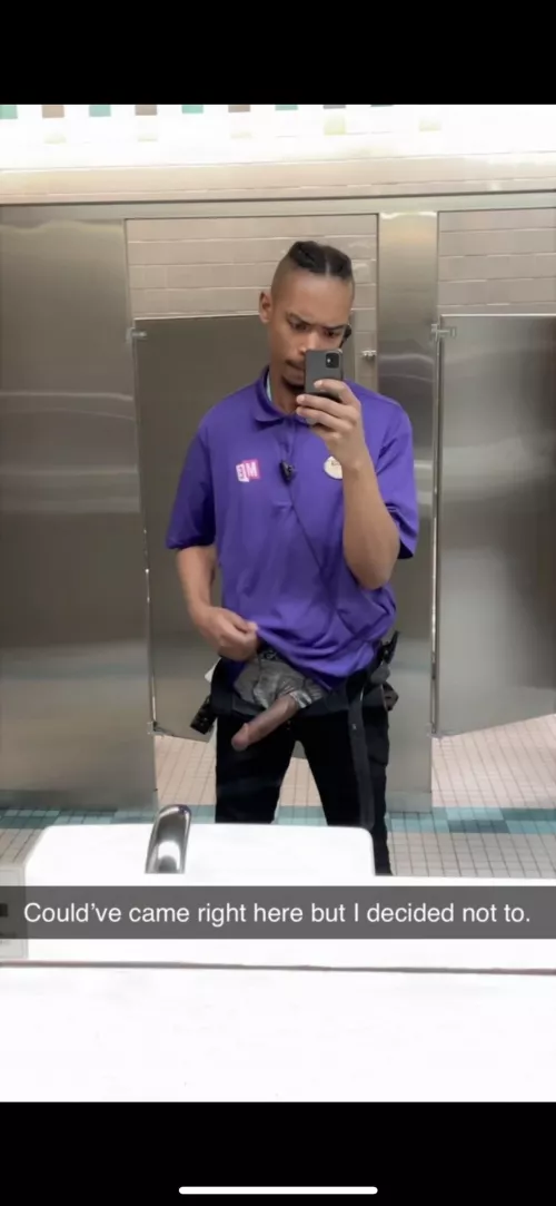 Dick pics in the public men’s restroom at my job! by Adventurous_Line41