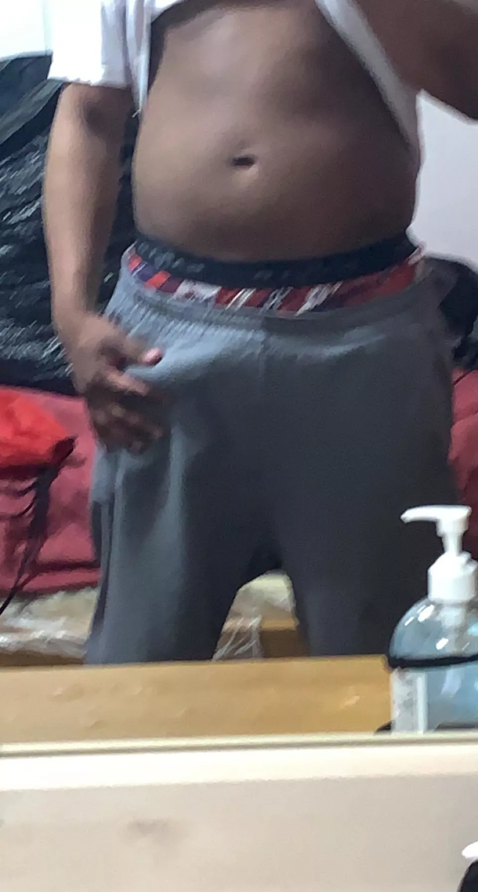 Dick so big you can see it through the shorts. 🍆😈 posted by tyler1317
