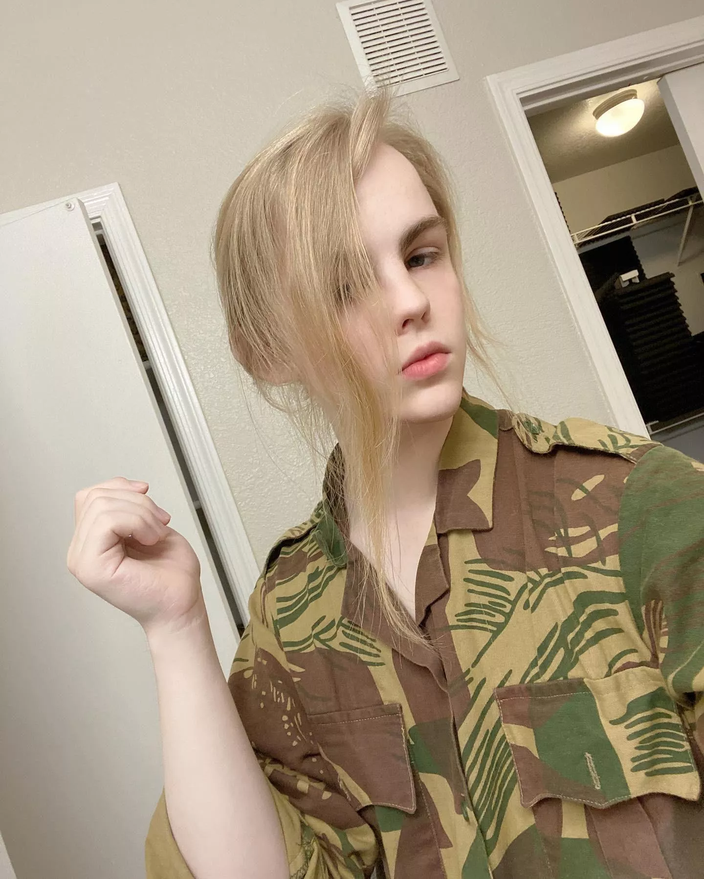 Did a ponytail, what do y’all think? (Bonus if you can identify the camo) posted by ImperiiAvrelivs