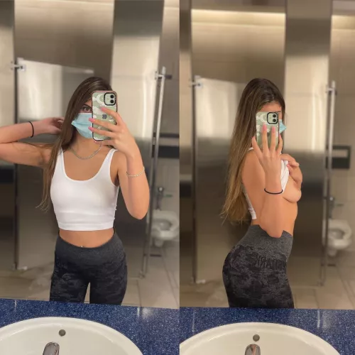 Did I look cute at the gym tonight?[f] by Missmaliciousss