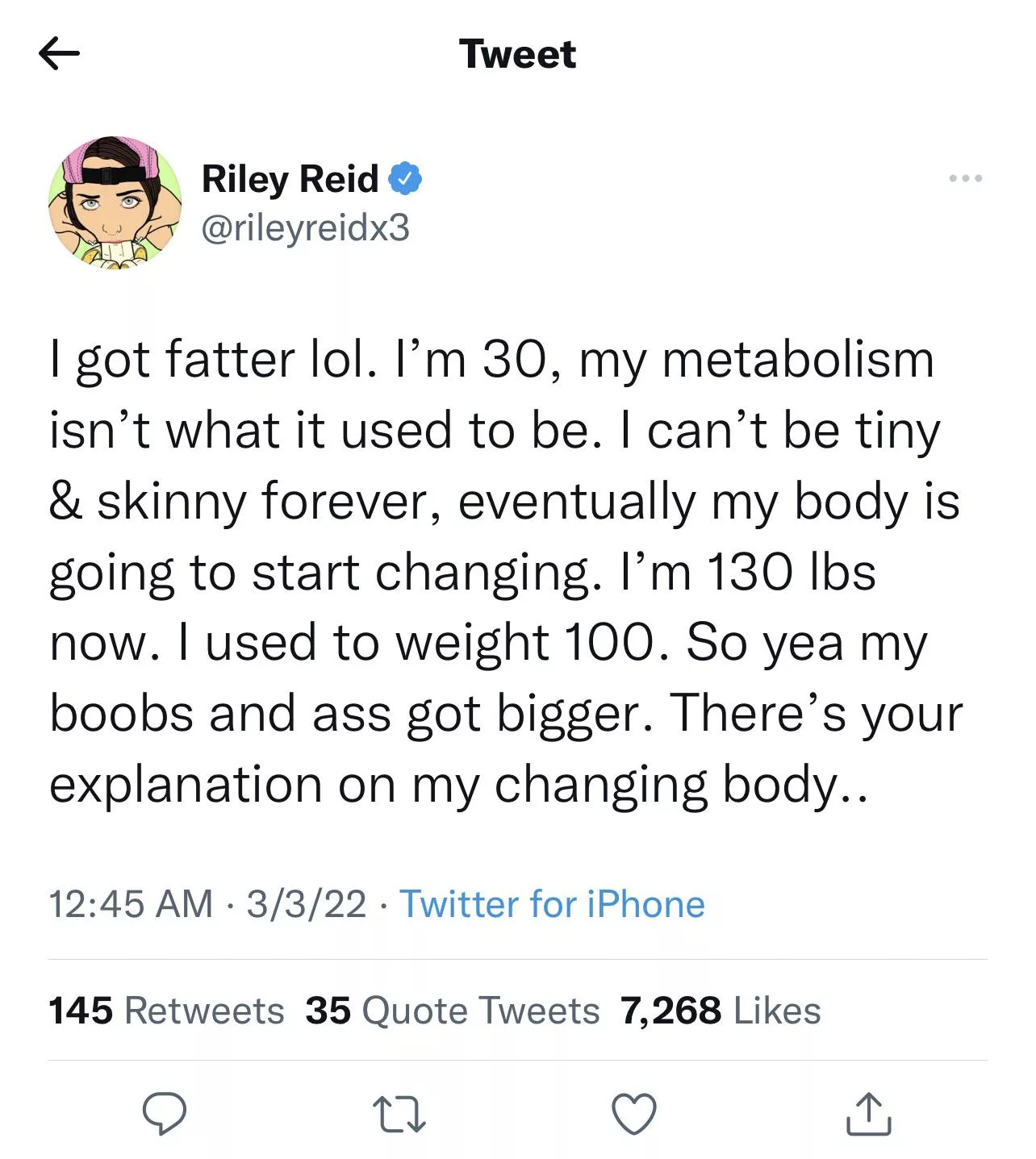 Did ya’ll see this? Is she shooting down the pregnancy rumors? posted by vendetta06