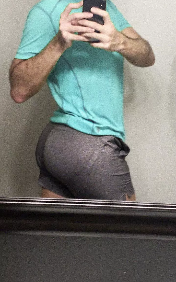 Didn’t realize the strap was showing through my shorts 😳 posted by madcitybubble