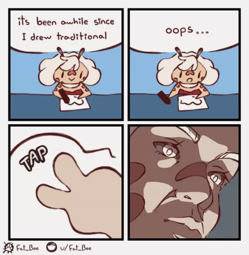 Digital to traditional by Fat__Bee