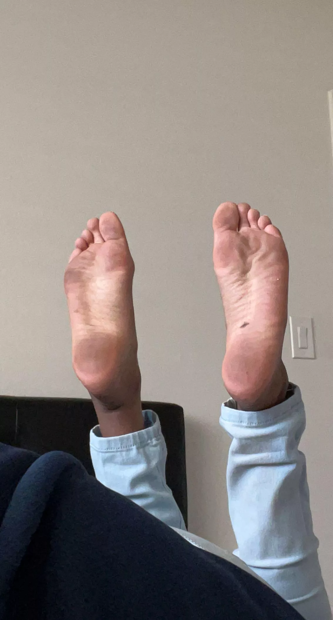 Dirty feet posted by Possible-Poem-49