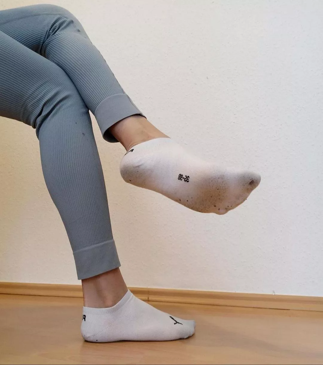 Dirty puma socks. Who wants to lick them clean? posted by ftwfc