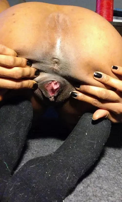 dirty socks and a pink pussy 🥵💦 by sluttyharmonie