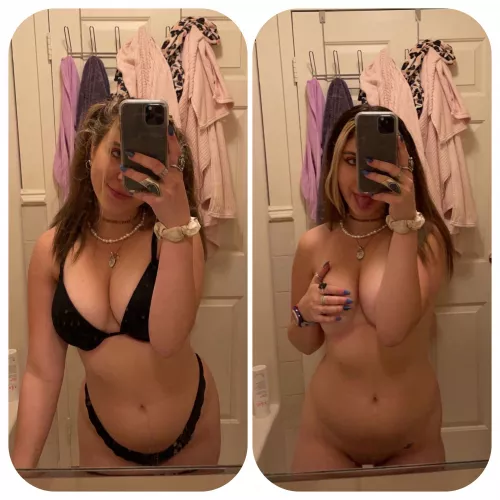 Ditched the black set and am going to work with no bra or panties by alt_Liz