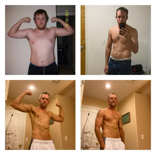 Do full body transformations give you a lady boner? 10 years, 1 year, and bottom is now. by Redalert9019