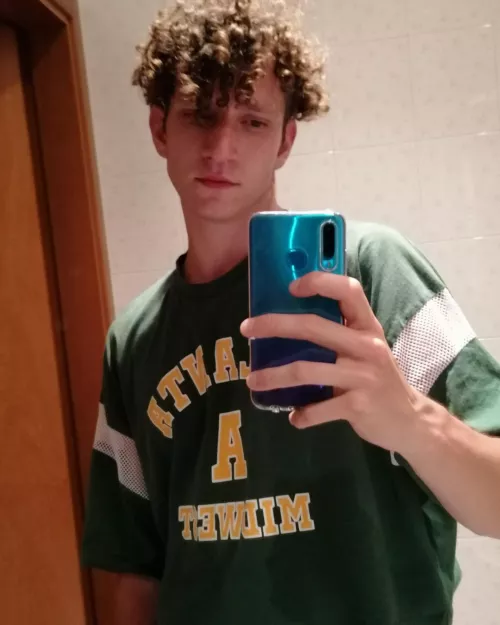 Do I let grow my blonde curls or do I cut them? by hornyasspussy