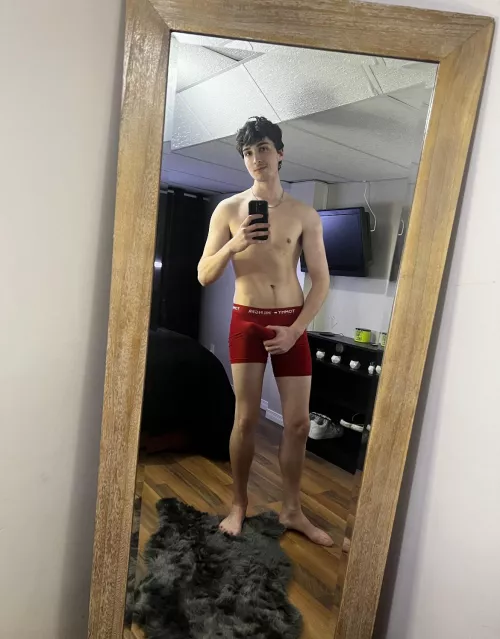 Do I look good in red? by sadboycad