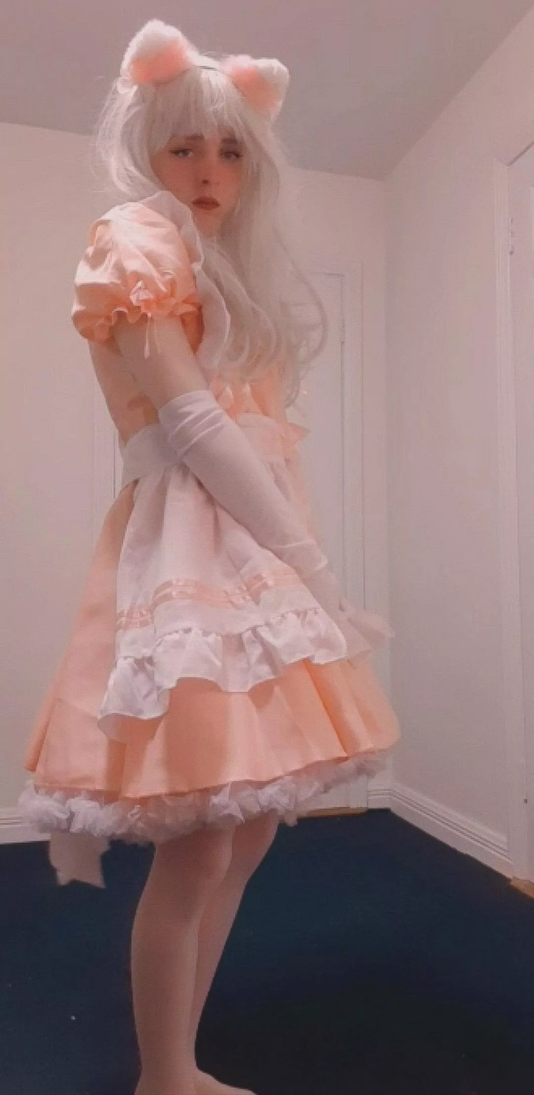 Do I make a cute maid? 🥺 posted by softbottm