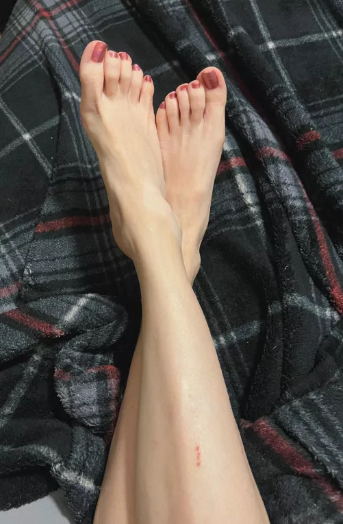 do u like my painted toes? by defnotdylbunny