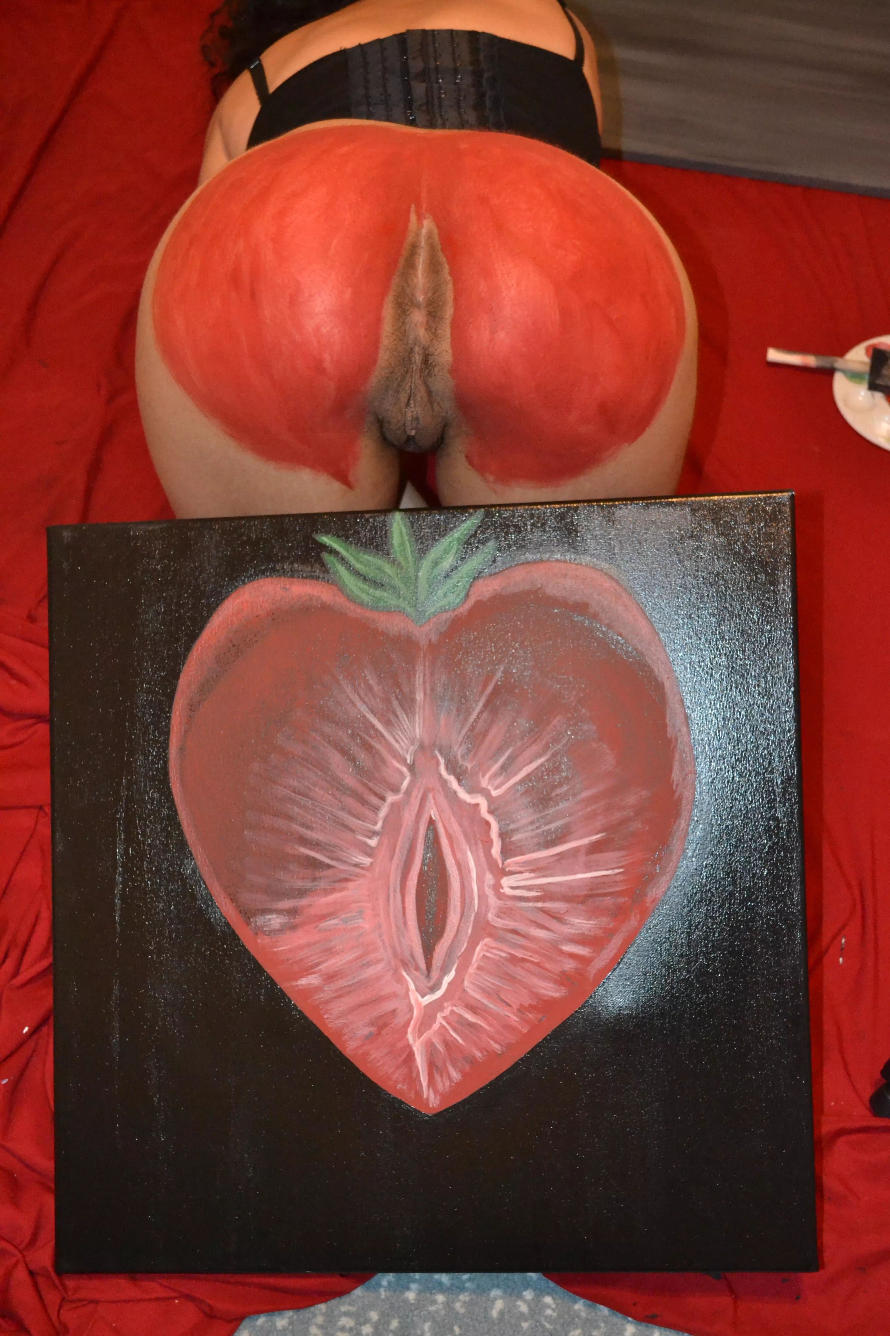 do u like my strawberry?) posted by bootilfullart