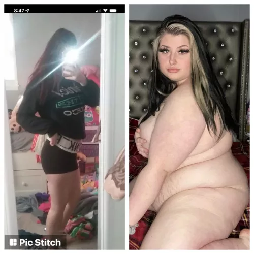 Do you like me on the left or the right 😅😅😅 by sugargirl2001