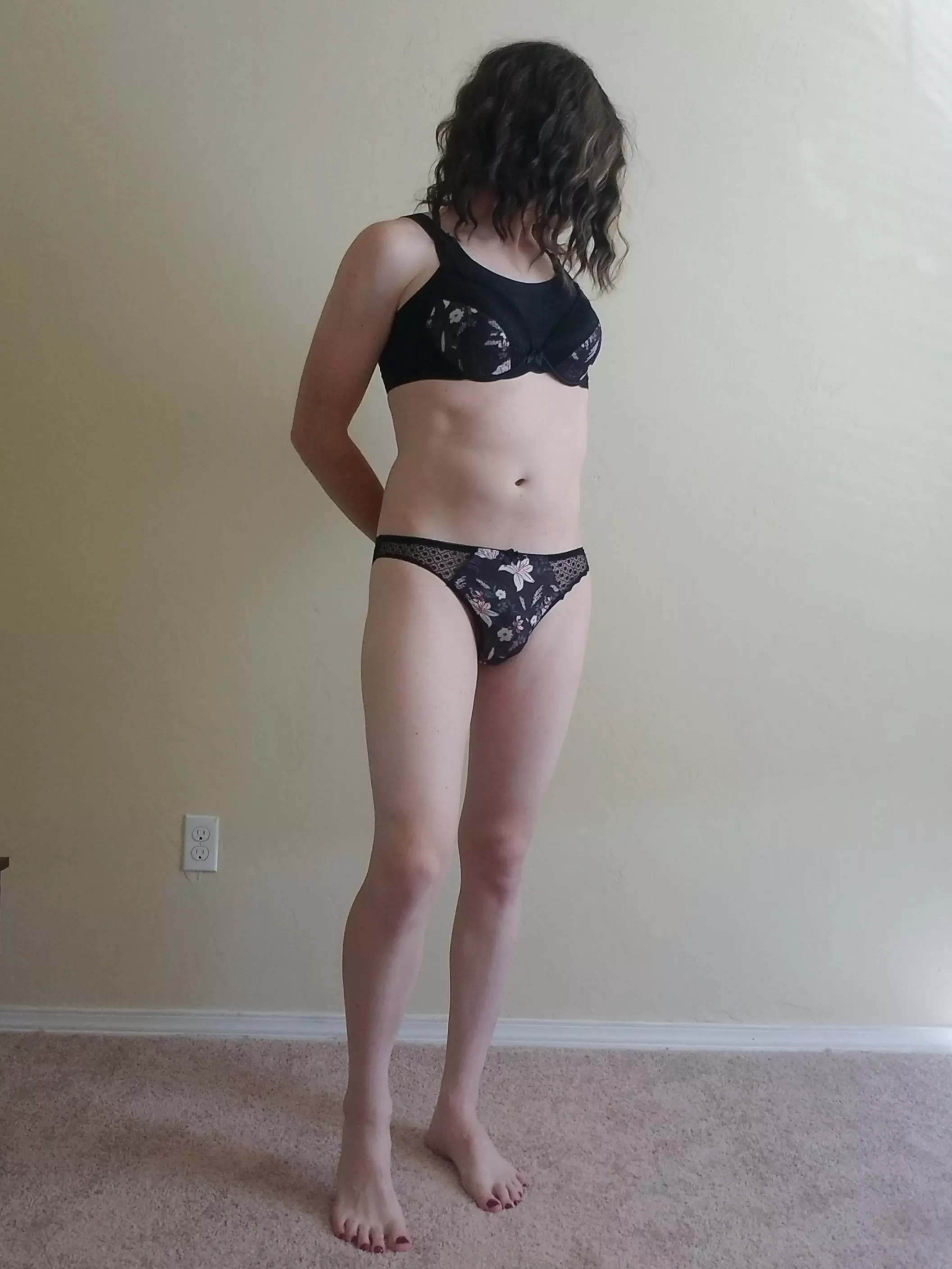 Do you like my black lingerie? posted by sometimesjane