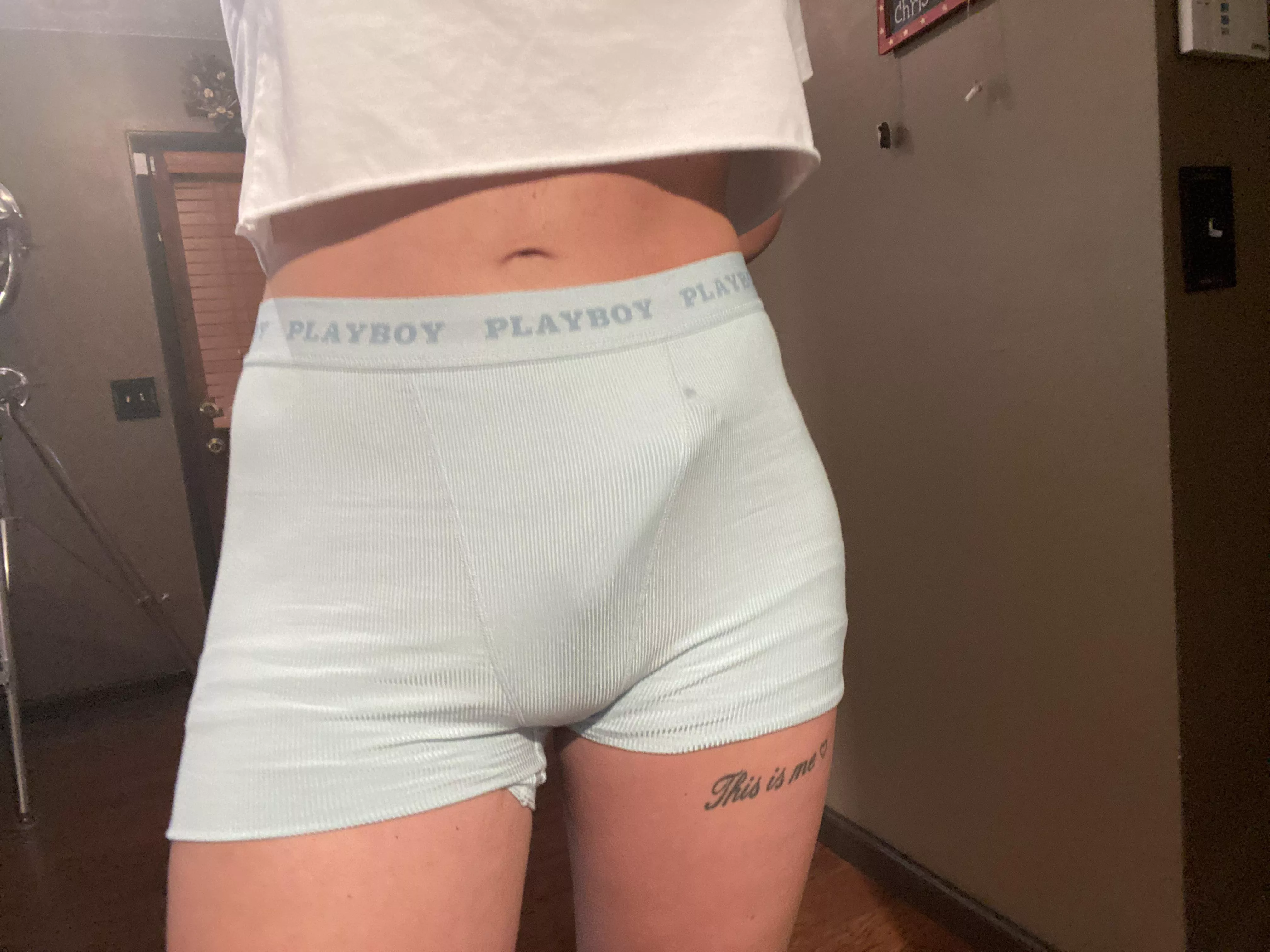 Do you like my bulge in these shorts? posted by Transand22