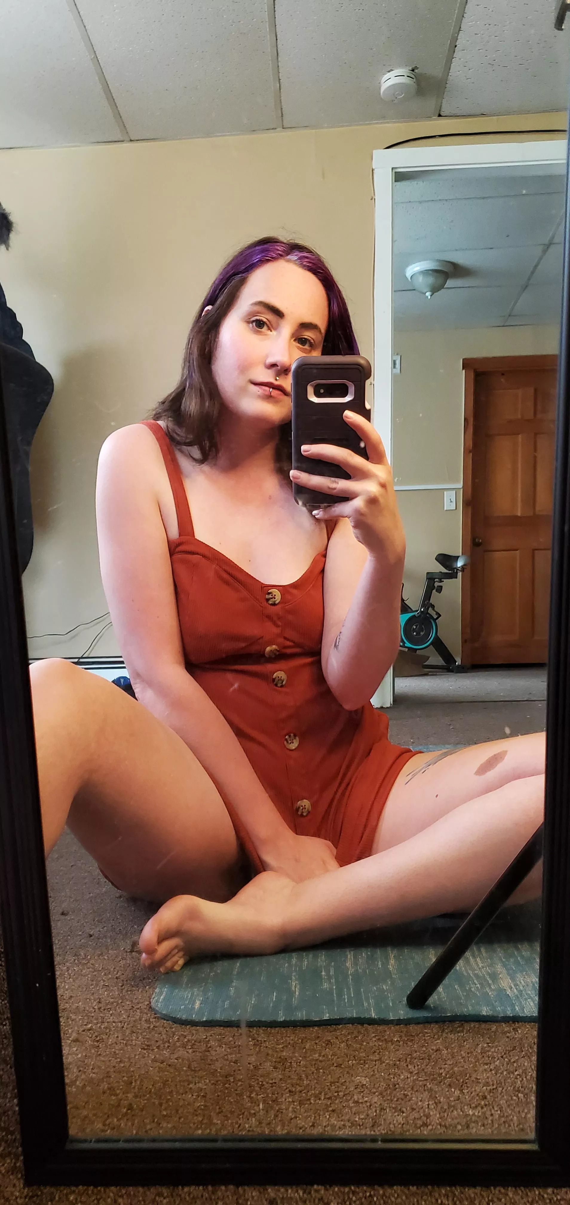 Do you like my dress? 🥰 posted by lilmissdangerously