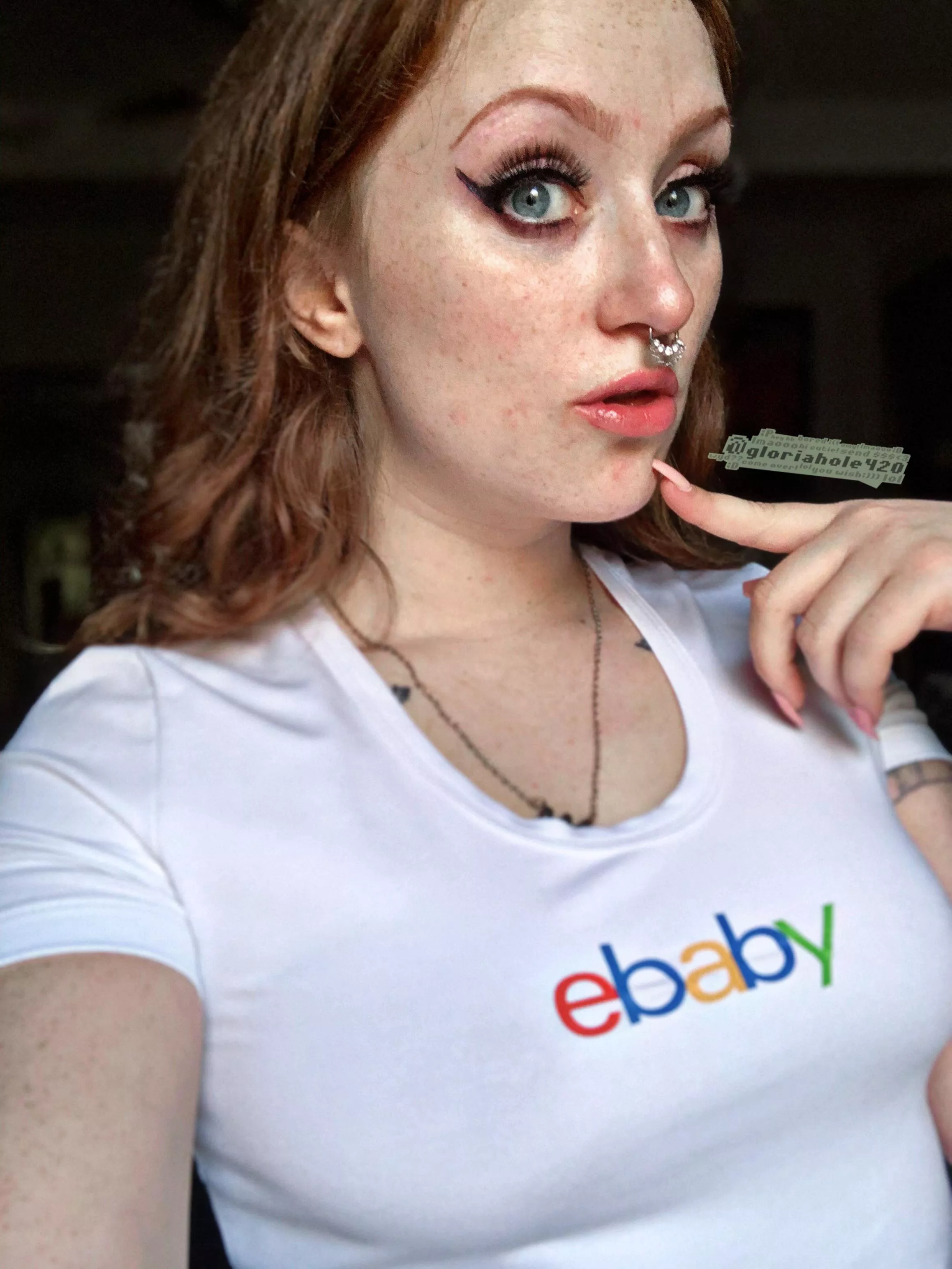 do you like my freckles? posted by gloriahole420