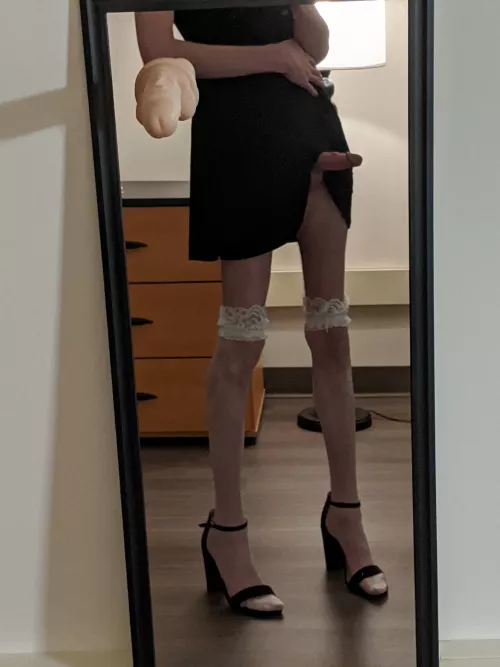 Do you like my heels and my little black dress? I feel a slight breeze... by EllieFrom5to7