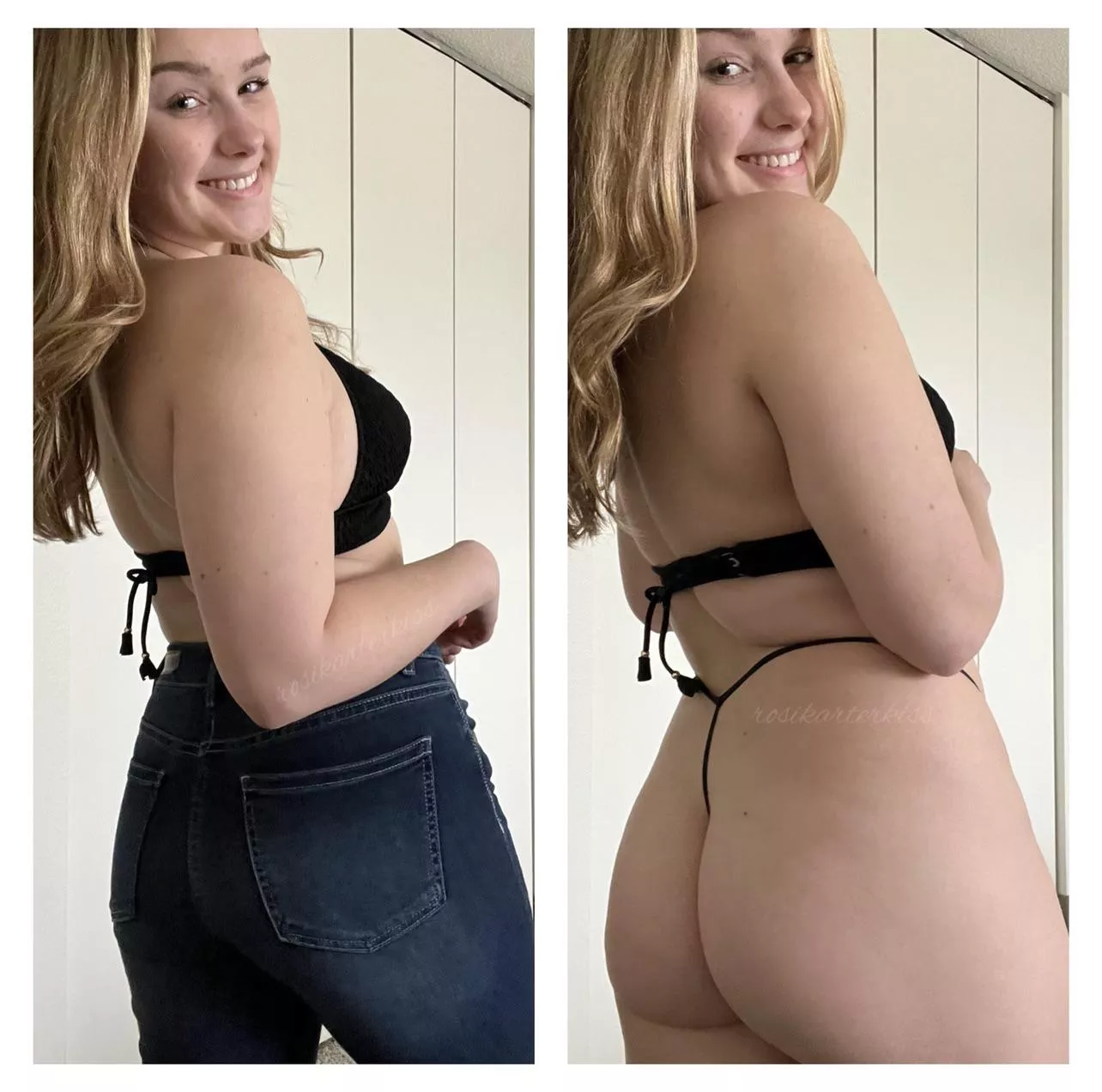 do you like my jeans on or off? posted by rosikarterkiss