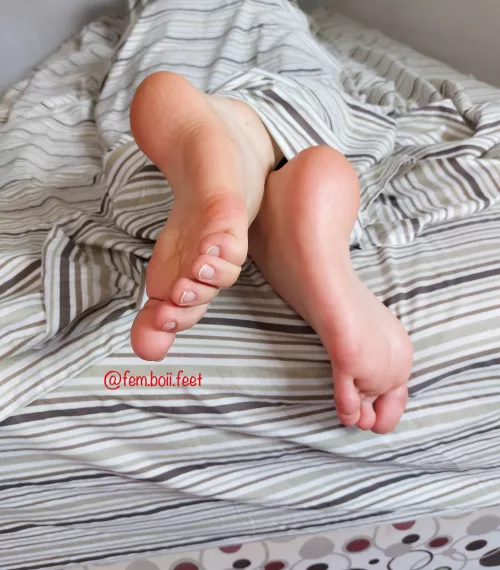 Do you like my little toes? 😺 by FemBoiiFeet