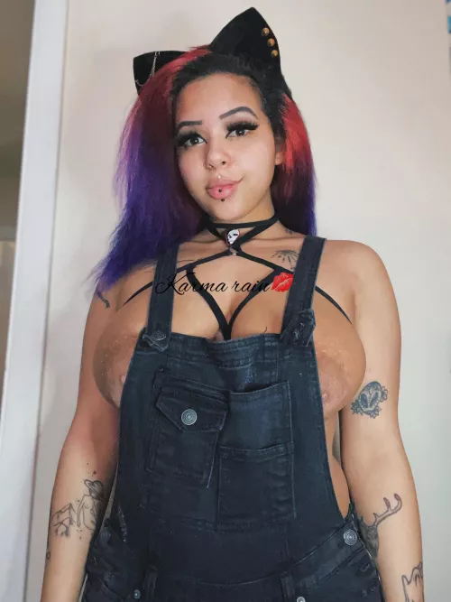 Do you like my overalls?🙈🖤 by grungebaby666