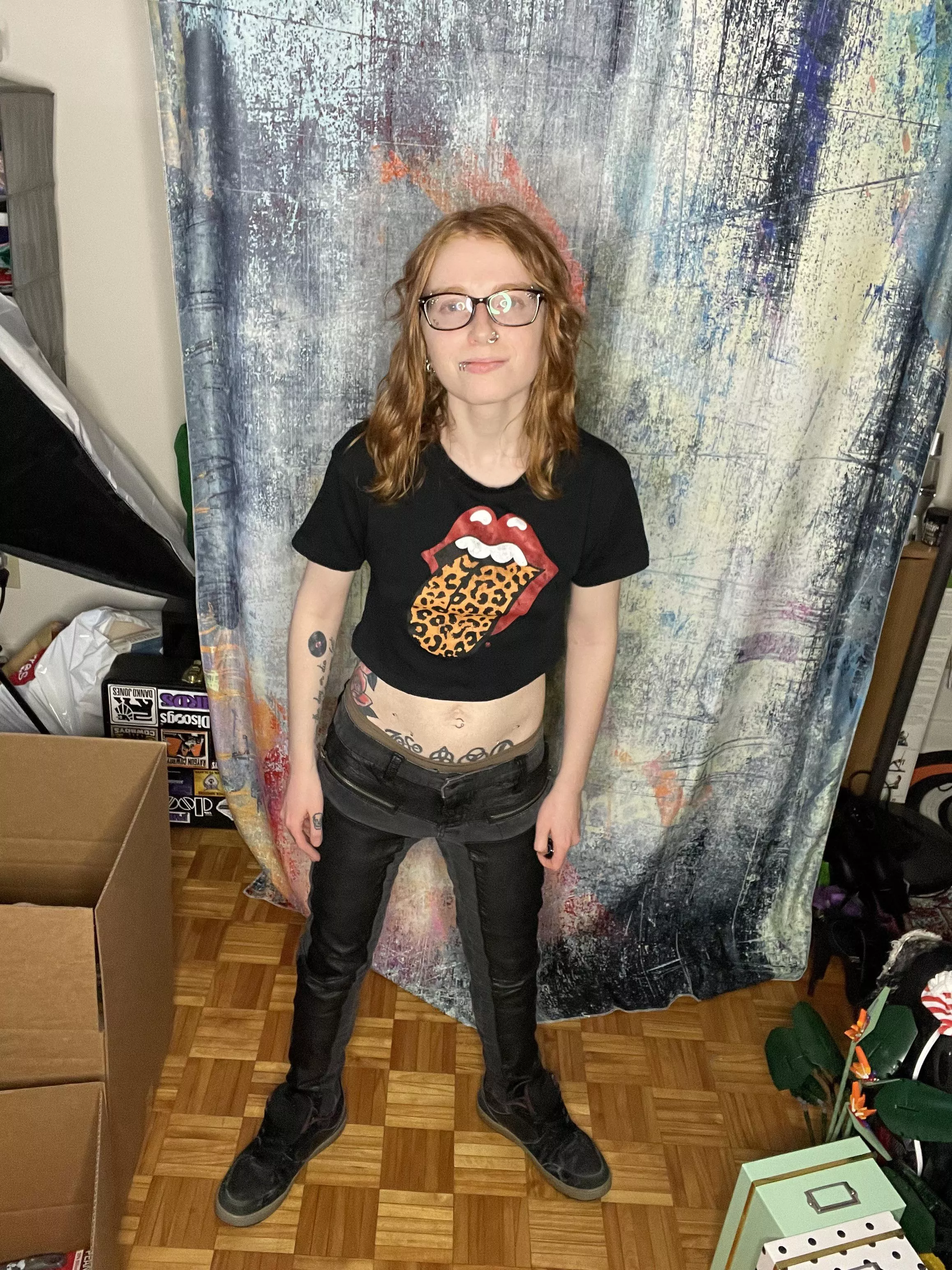 Do you like my Stones crop top? posted by MeaganMcLeod