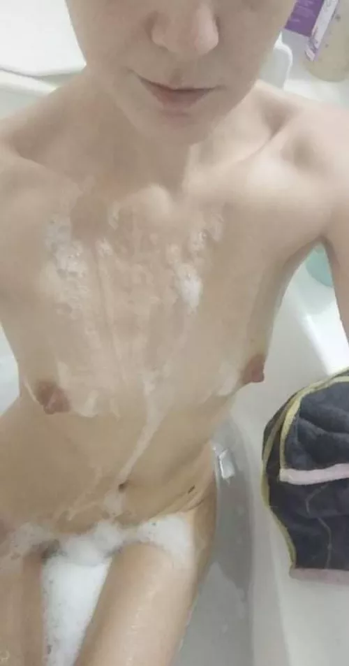Do you like my tiny tits soapy ? I'm nice and clean cum and dirty me (f)29 by NovaKaned