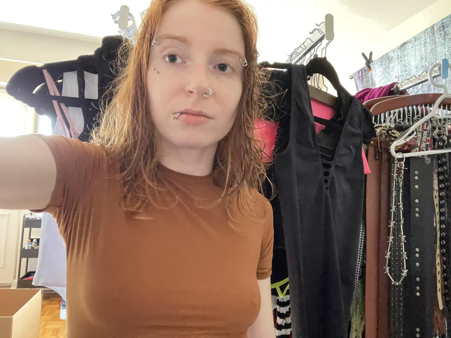 Do you like my tits in my skims shirt? posted by MeaganMcLeod