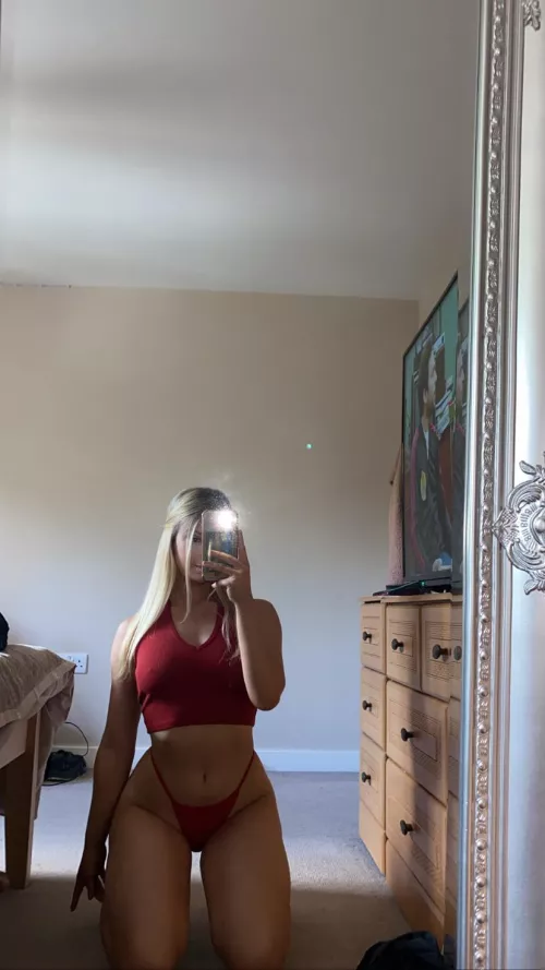 Do you like red lingerie? 😈 by phiex__x