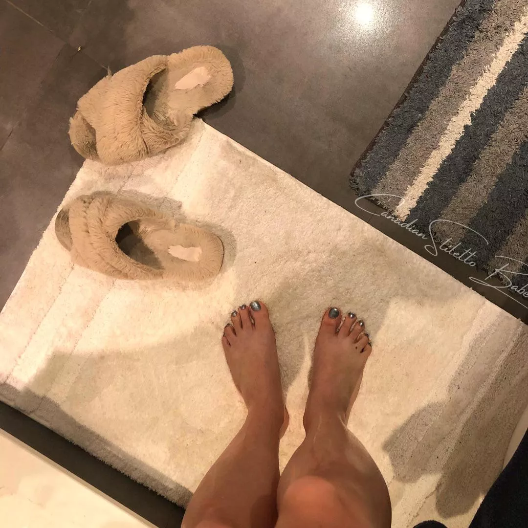 Do you like slippers and silver toes? posted by kinkycurvyy