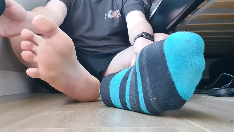 Do you like socks because I want you to take them off for me by SoftDaddySoles
