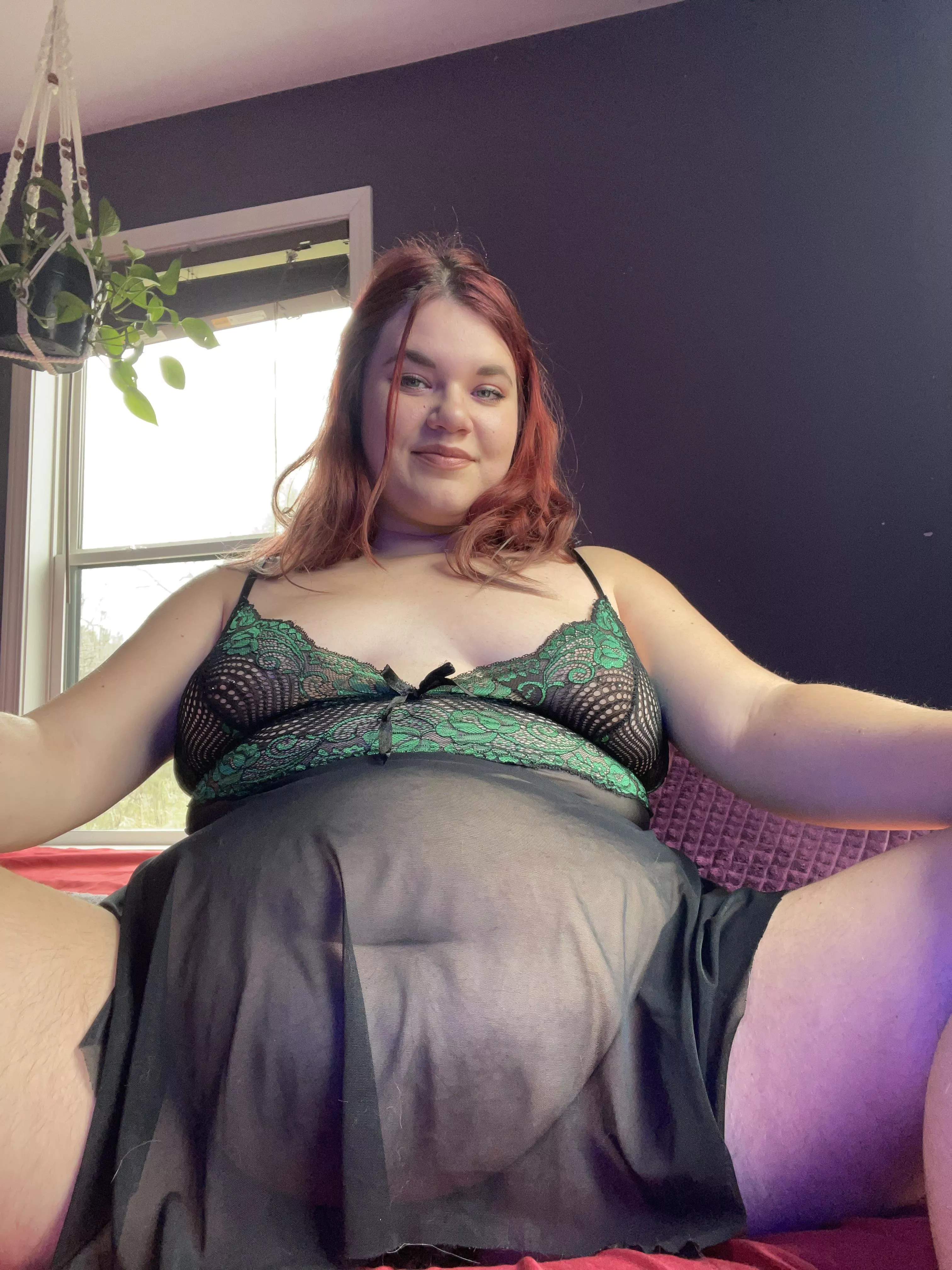 Do you like this green color on me? 😊 posted by naturenina69