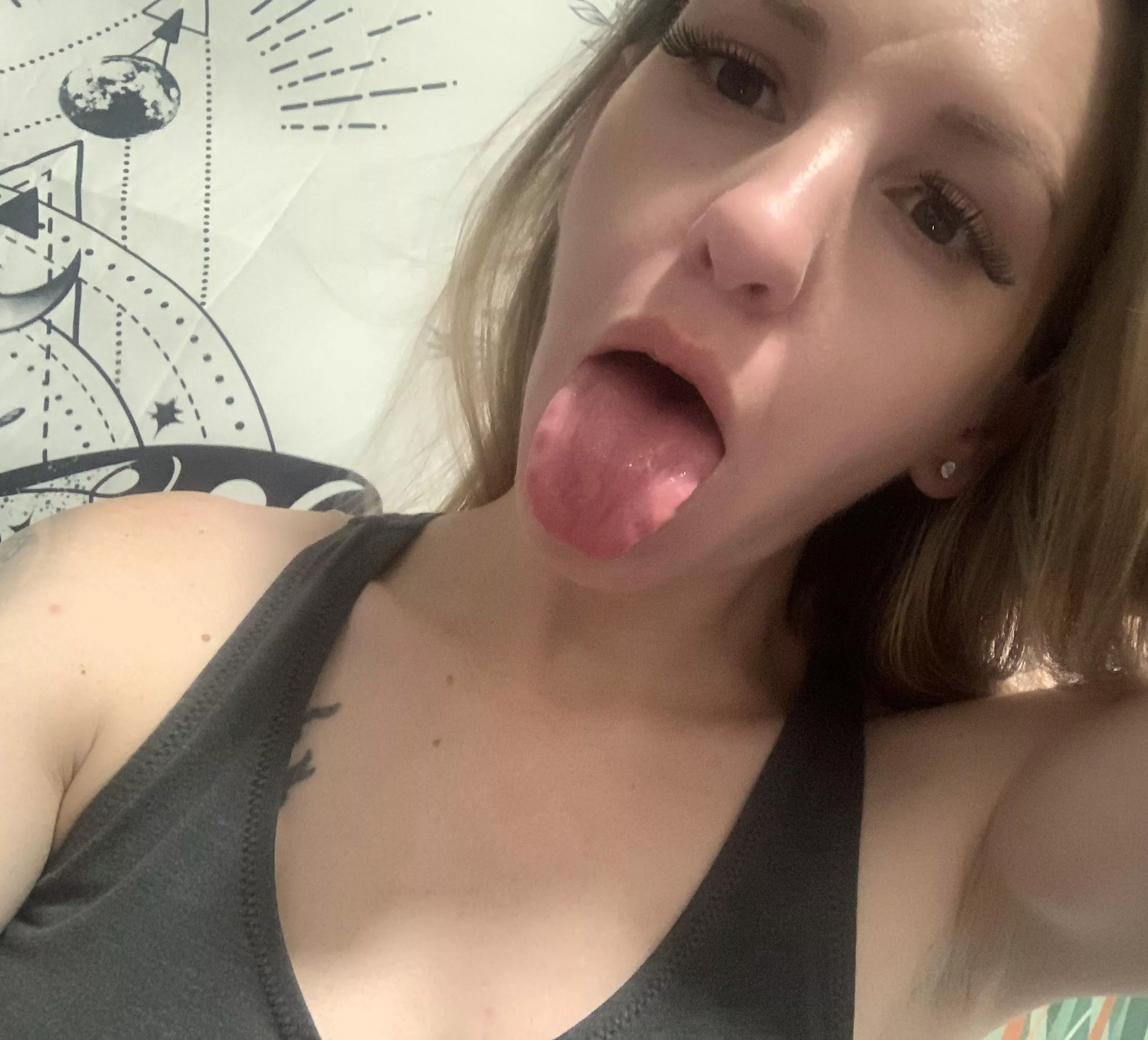 Do you like when it hangs out babe ? posted by PantiePrincess300