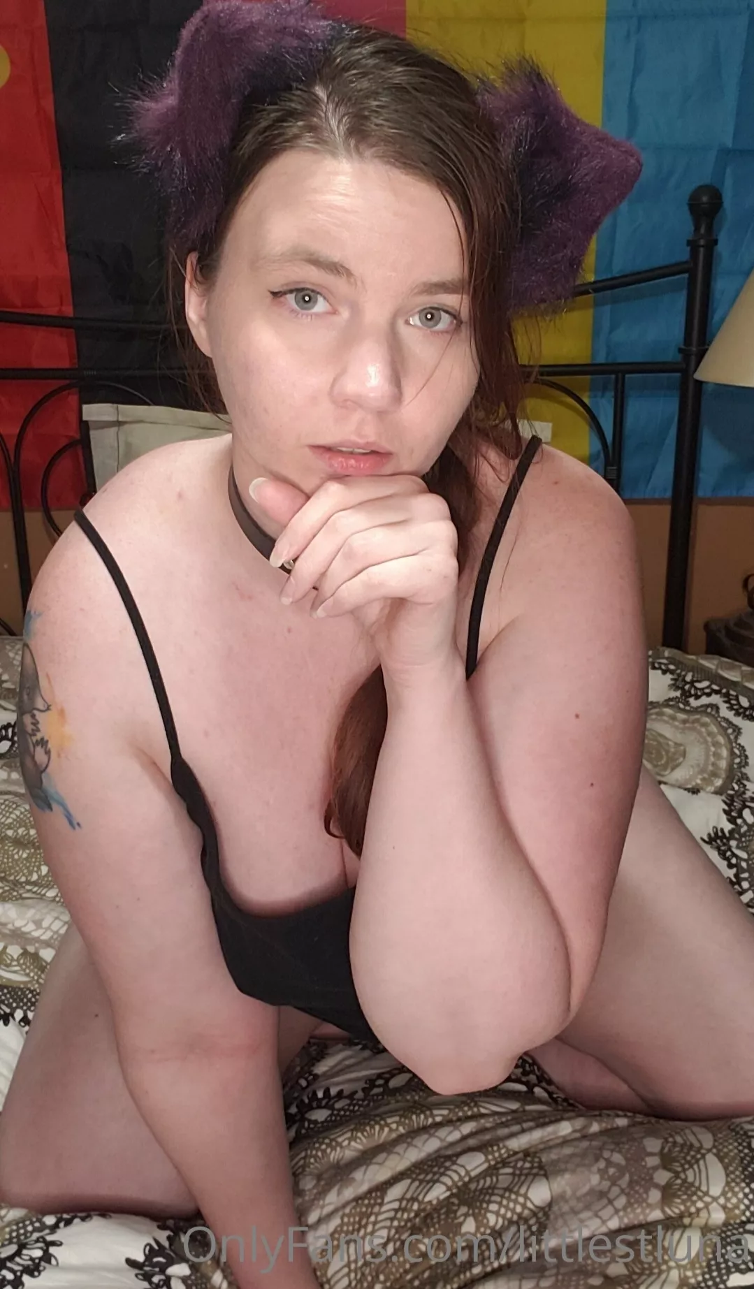 Do you love my puppy ears? 😘 more pics at the 🔗! posted by Organic_Solid_5680