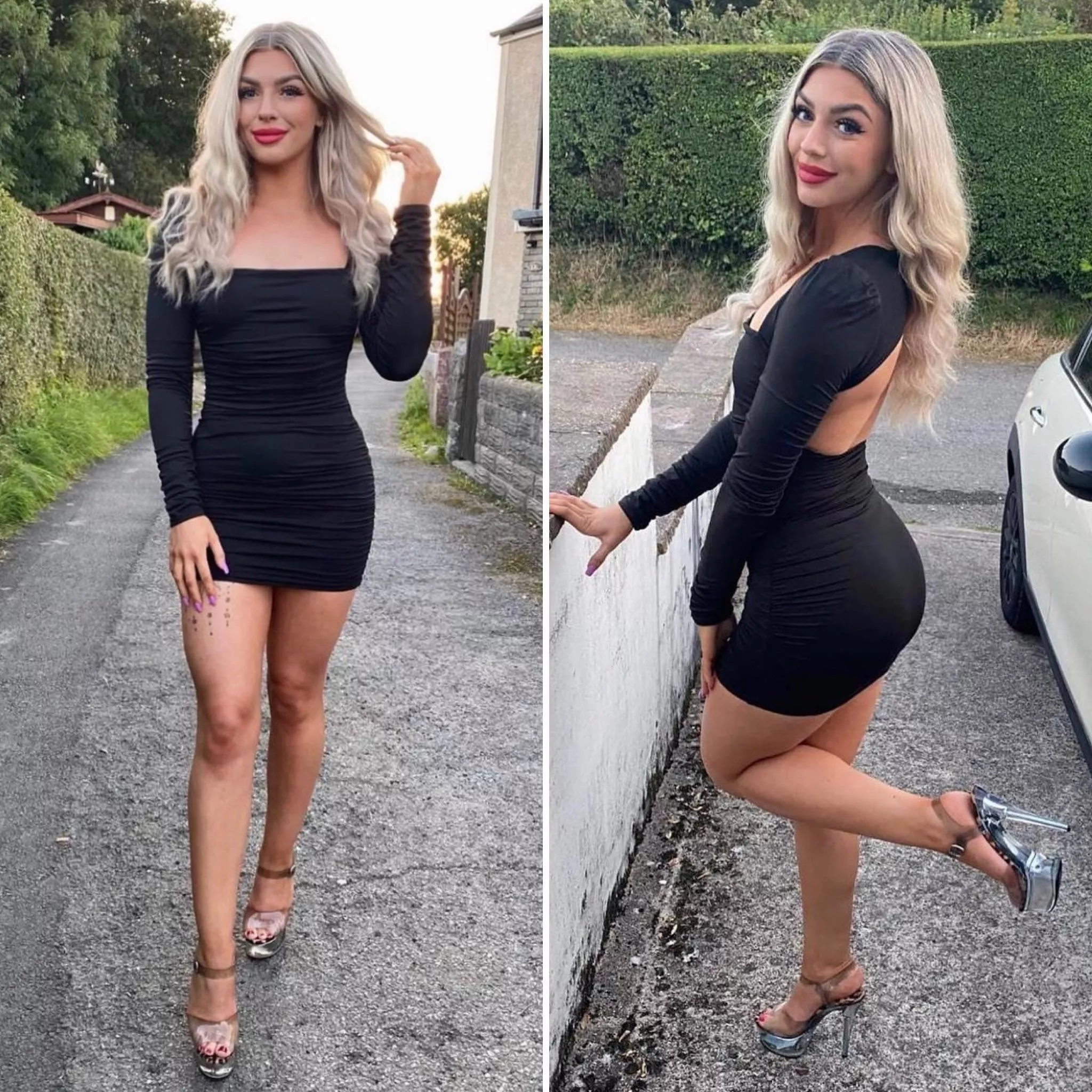 Do you prefer my dress from the front or back? 🥰 (OC) posted by Bethvolio_extras