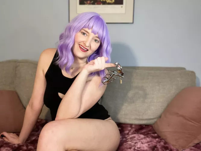 Do you prefer orgasm control through a chastity cage or on the honor method? by MistressMystiqueHoop