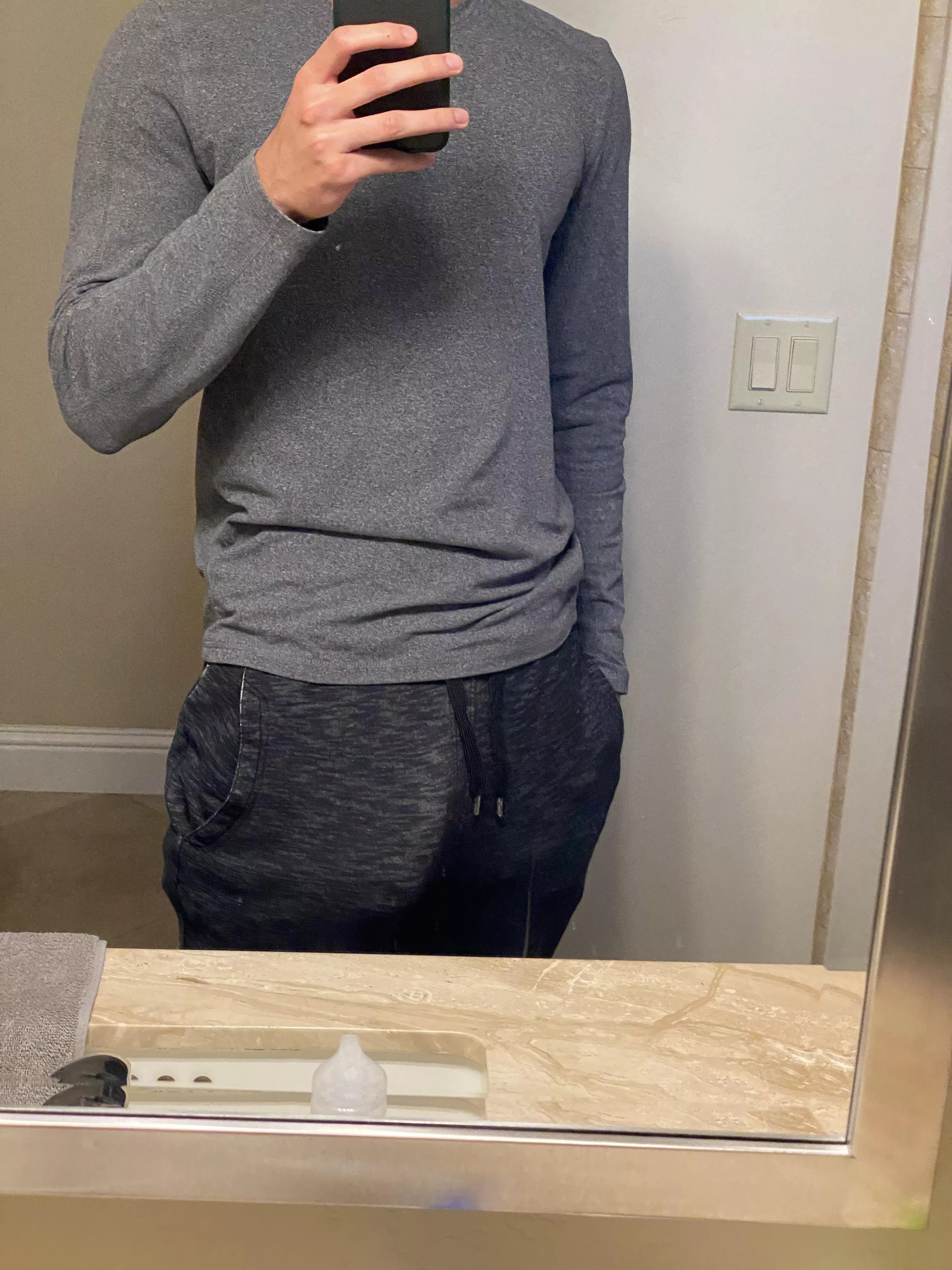 Do you think anyone would notice it if I went to the gym like this? posted by contigo99