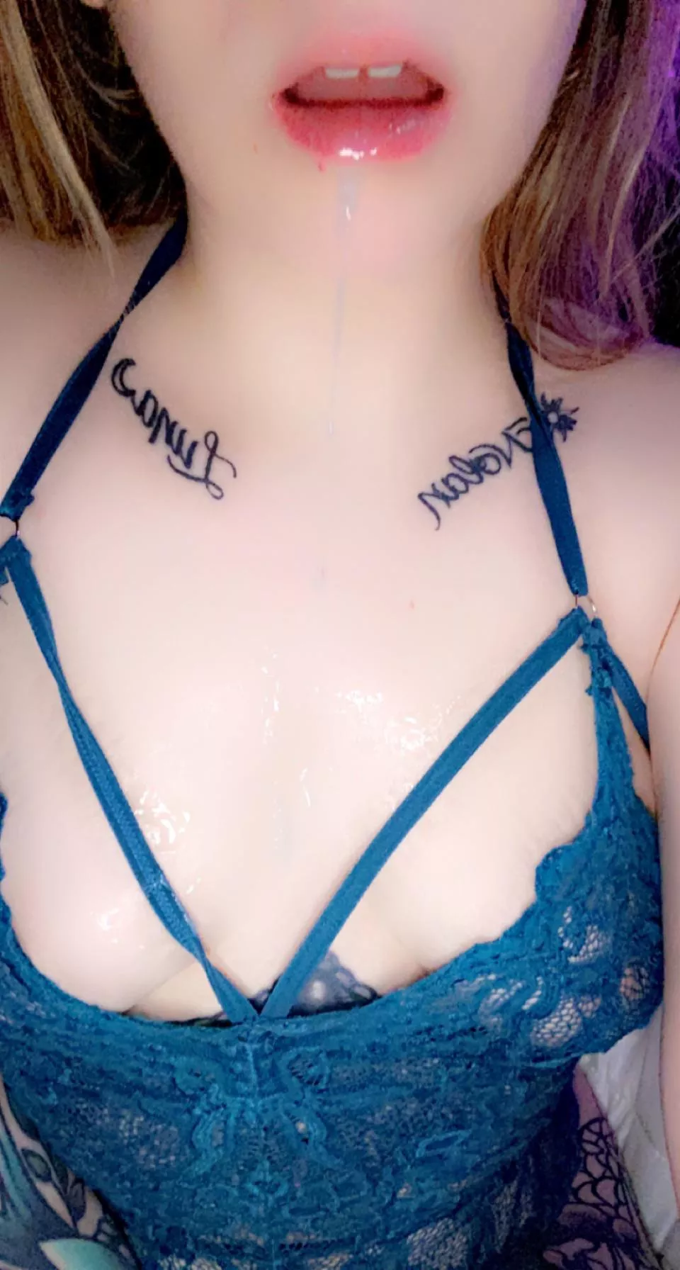 Do you think I should clean up his cum before my husband gets home💦👅 posted by Putrid-Dress7772