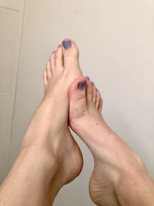 Do you think my feet would work well with some high-heels? (New color on the nails, tell me what you think!) by HighArched_Queen