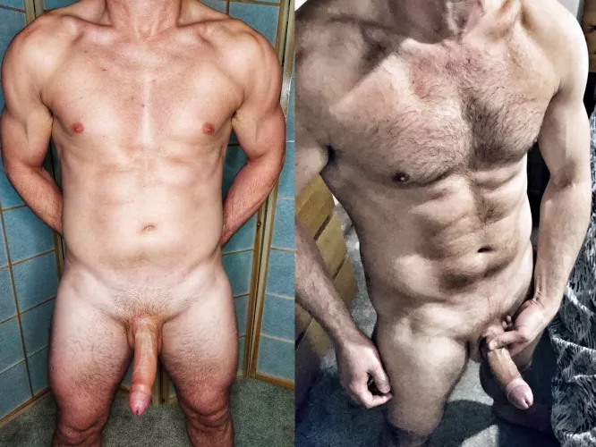 Do you think this [42] Dad looks better with hair or shaved? by AllGoodFilthyFun