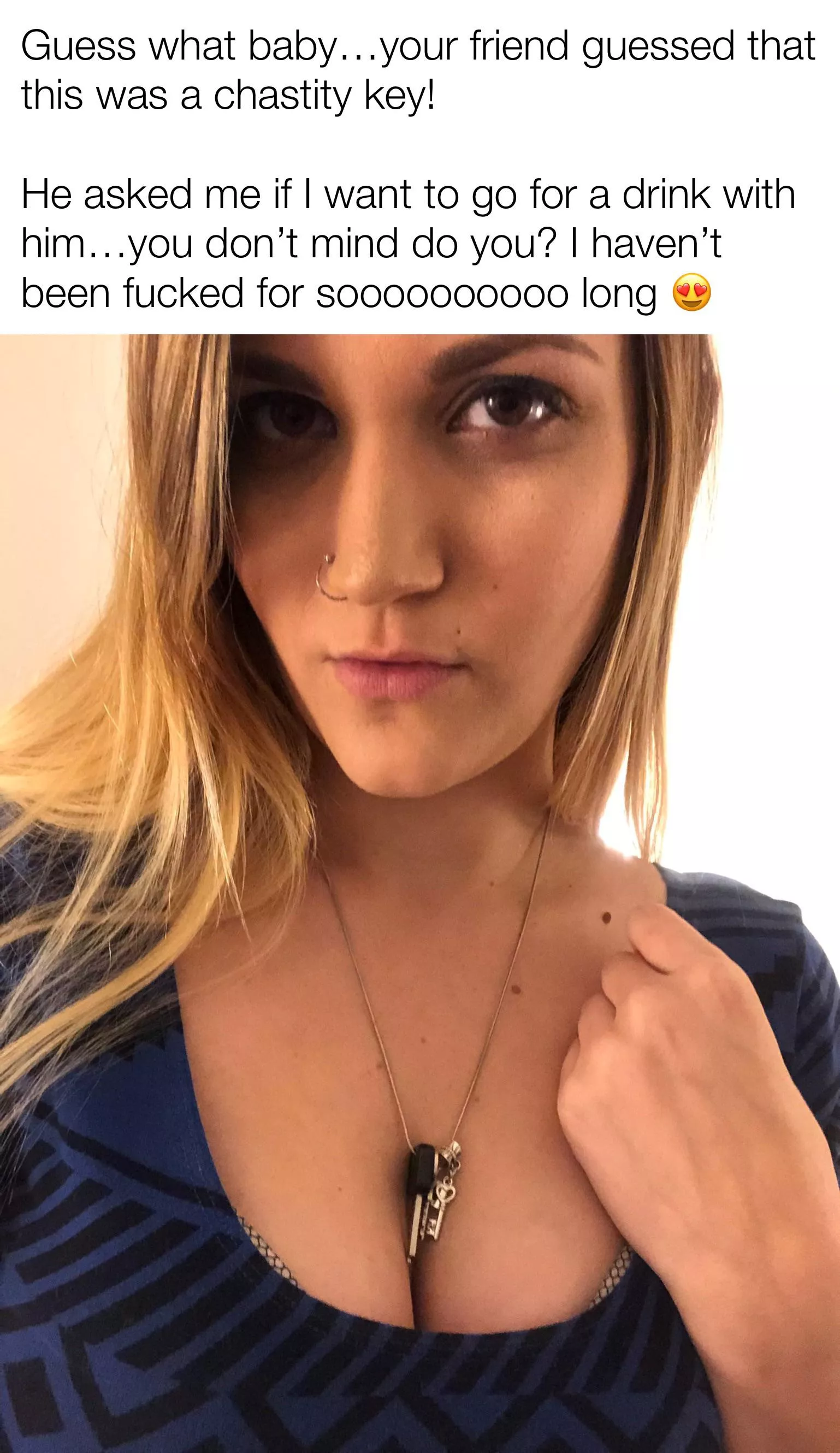 Do you want her to go, and risk losing her to a real man? posted by donlogan83