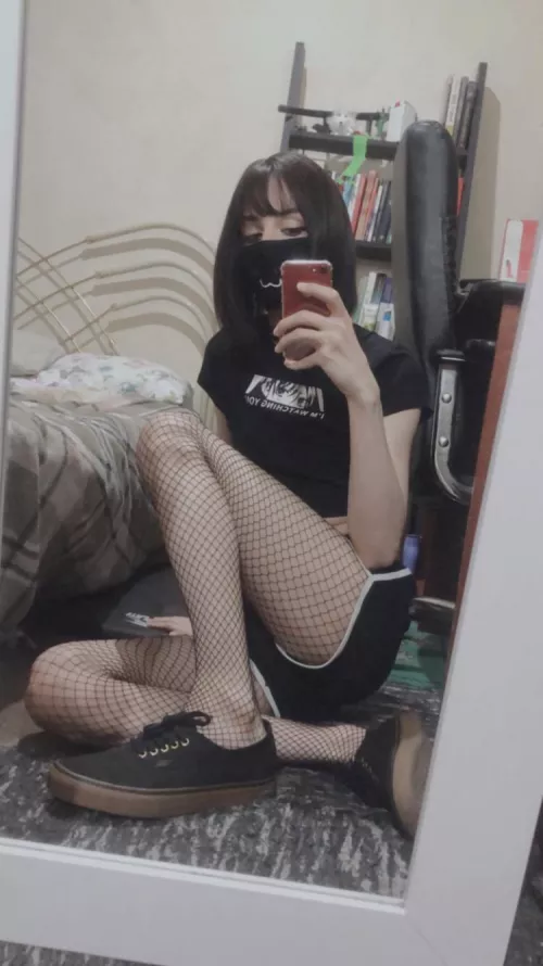 Do you want to hang out with this goth femboy? 🖤 by Femboy_alma