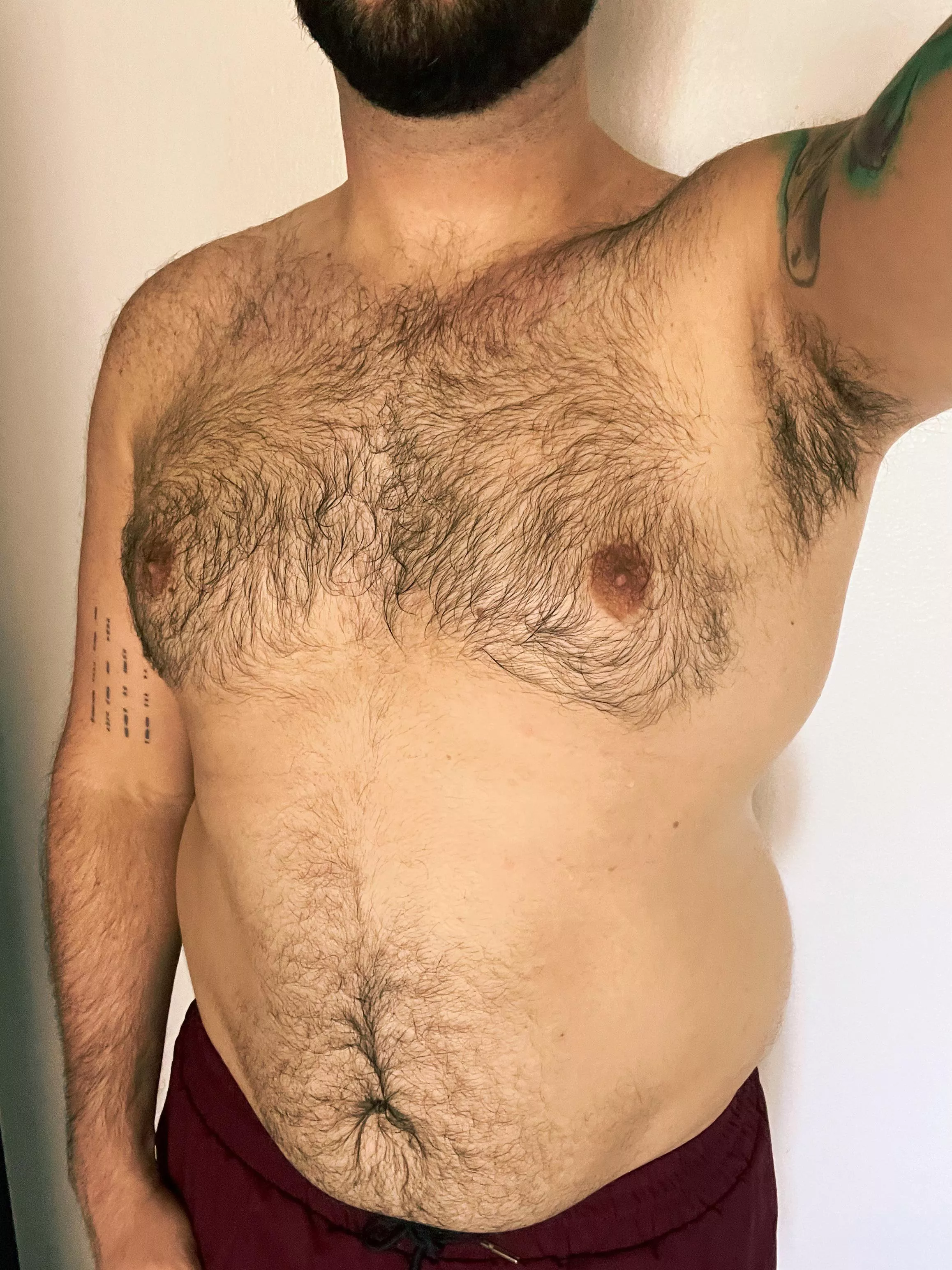 Do you want to help me clean off or work up some more sweat? posted by ACORGIORGY